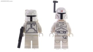 LEGO Star Wars bianco ORIGINALE 2010 Boba Fett-ULTRA RARA 