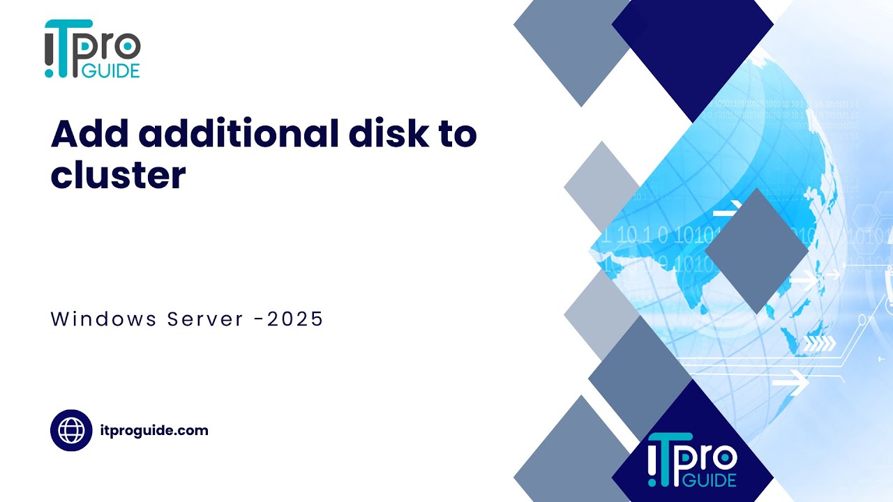 33 Add a New Disk to a Hyper-V Cluster | Windows Server 2025 - YouTube