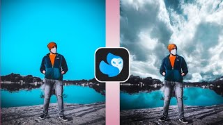 Replace Sky In one Click | Quickshot Photo Editing | How to use Quickshot Photo Editor App | #Shorts screenshot 5