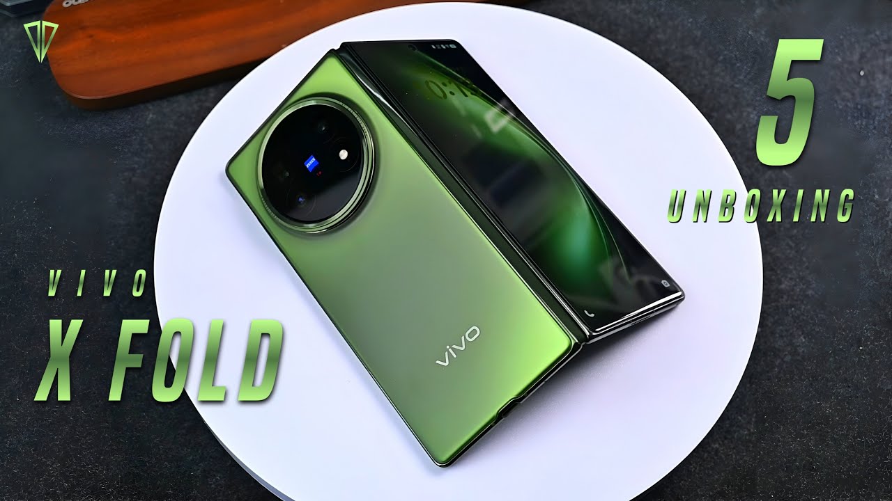 Vivo X Fold 5 グリーン – 12/256GB NEWSEAL Vivo X Fold 5 Green pine Unboxing & folding screen phone