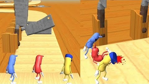 Wacky Sausage All Levels Mobile Gameplay Walkthrough ios, Android Alltrailer Mix Level Wi3n2j