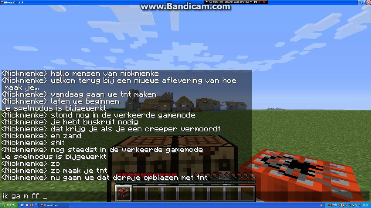 Minecraft- hoe maak je...#5- TNT - YouTube