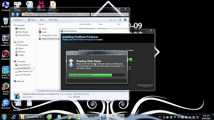 Hướng dẫn cài đặt proshow producer 5 full crack 2023 năm 2024