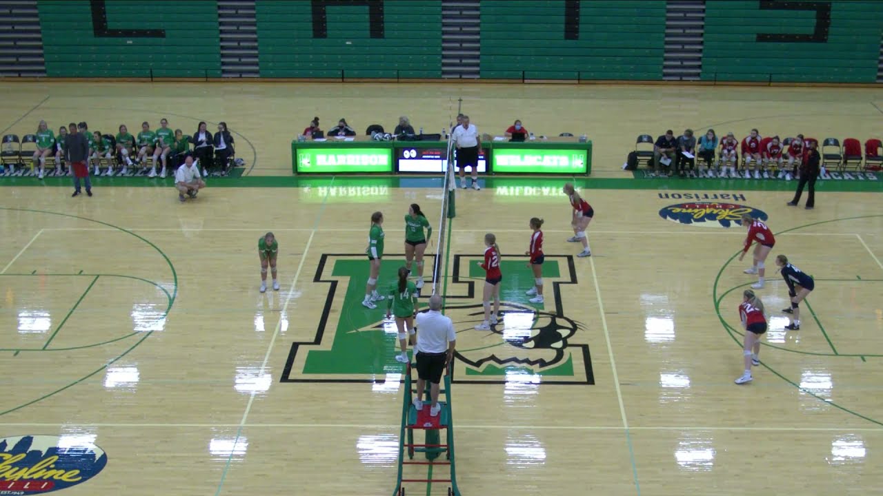Harrison High School vs. Wyoming Varsity Womens' Volleyball YouTube