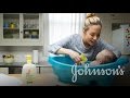 How to bathe a newborn baby  johnsons