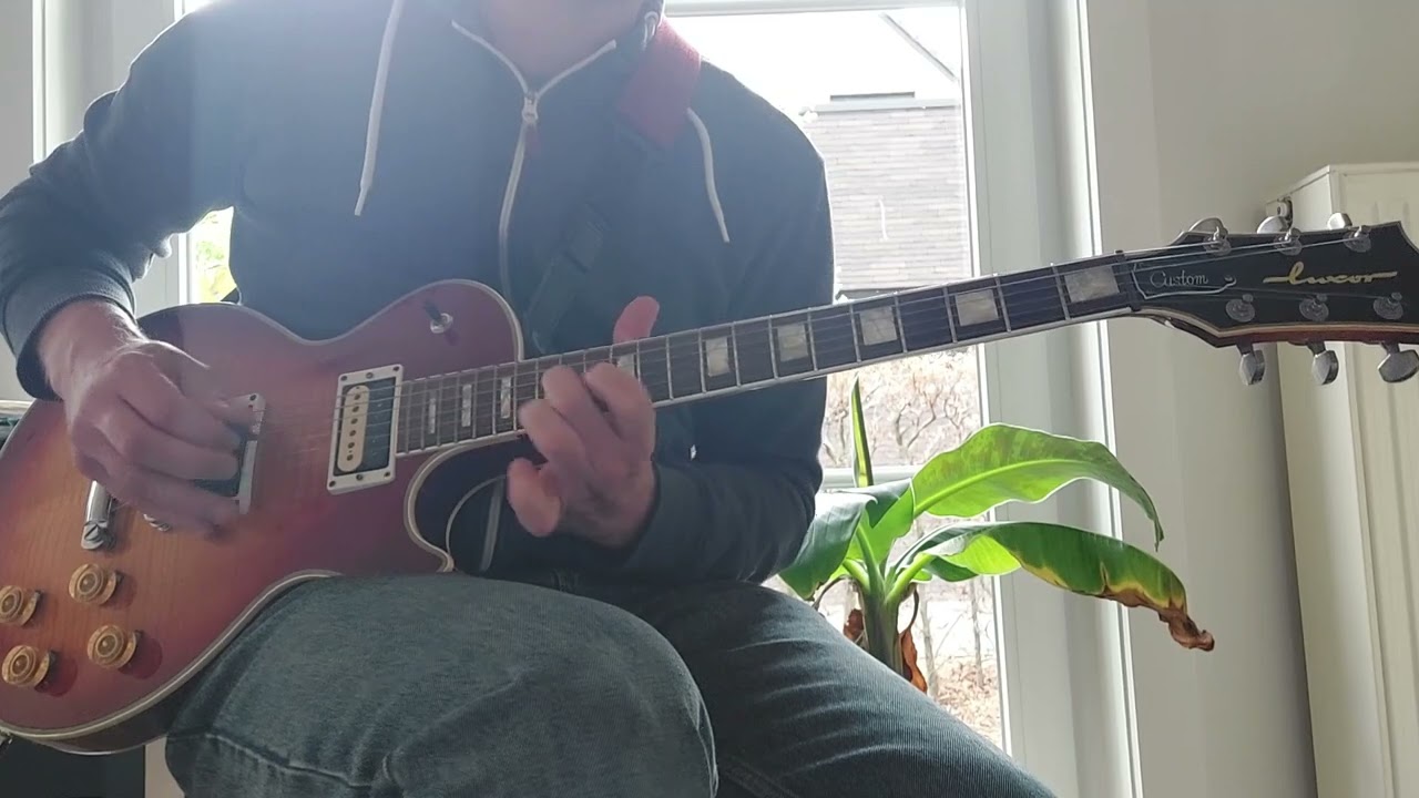 Luxor Les Paul Custom Japanese Copy with Peter Green Out Of Phase
