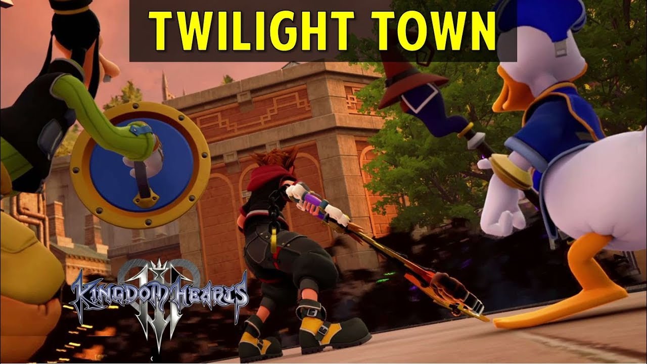 Defeat the Demon Tide & Nobodies in Twilight Town | Kingdom Hearts 3