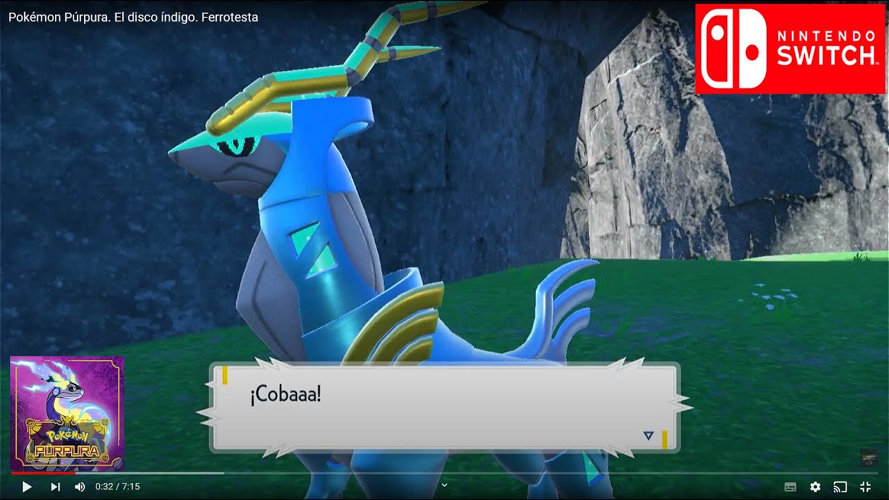 Pokémon Púrpura. El disco índigo. Ferrotesta - YouTube