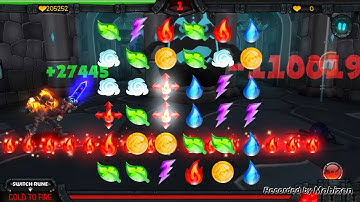 Spellfall - How to Destroy 3 Corruptions W/ 1 move