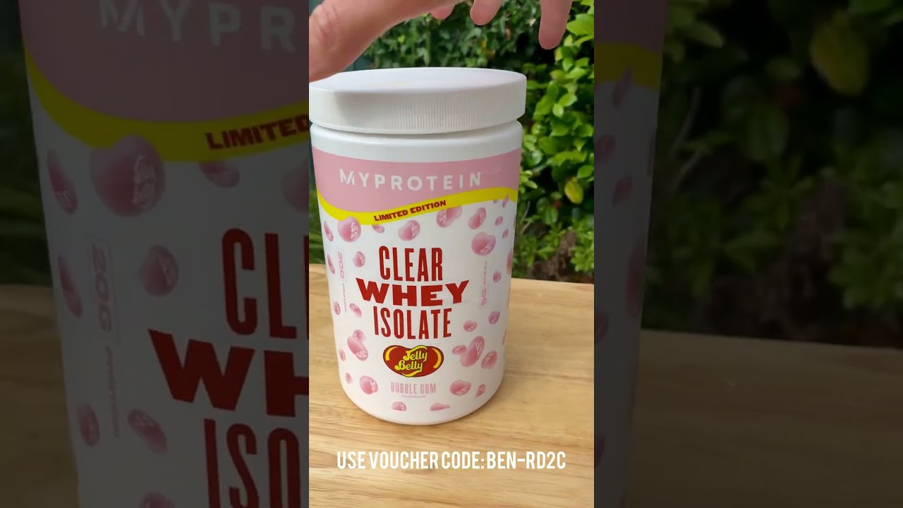 MyProtein Clear Whey Isolate Jelly Belly Bubblegum