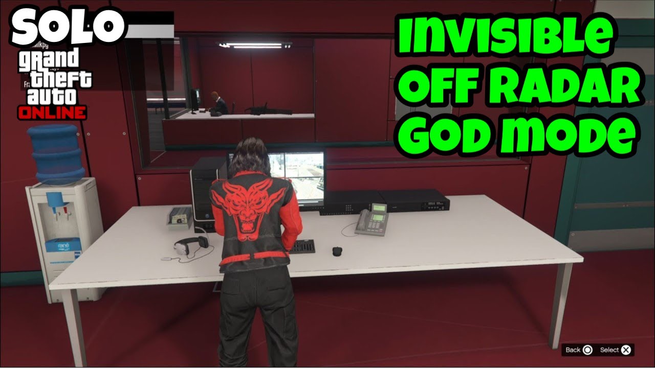 Solo invisible Off Radar God Mode Glitch In GTA5Online