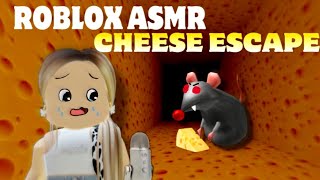 ASMR ROBLOX CHEESE ESCAPE!!🧀🐀 /// (mouth sounds, tapping, whispering)