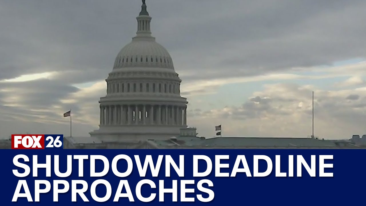 Deadline approaching to avoid government shutdown - YouTube