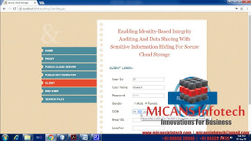 Enabling identity based integrity auditing and data sharing with sensitive information hiding for se