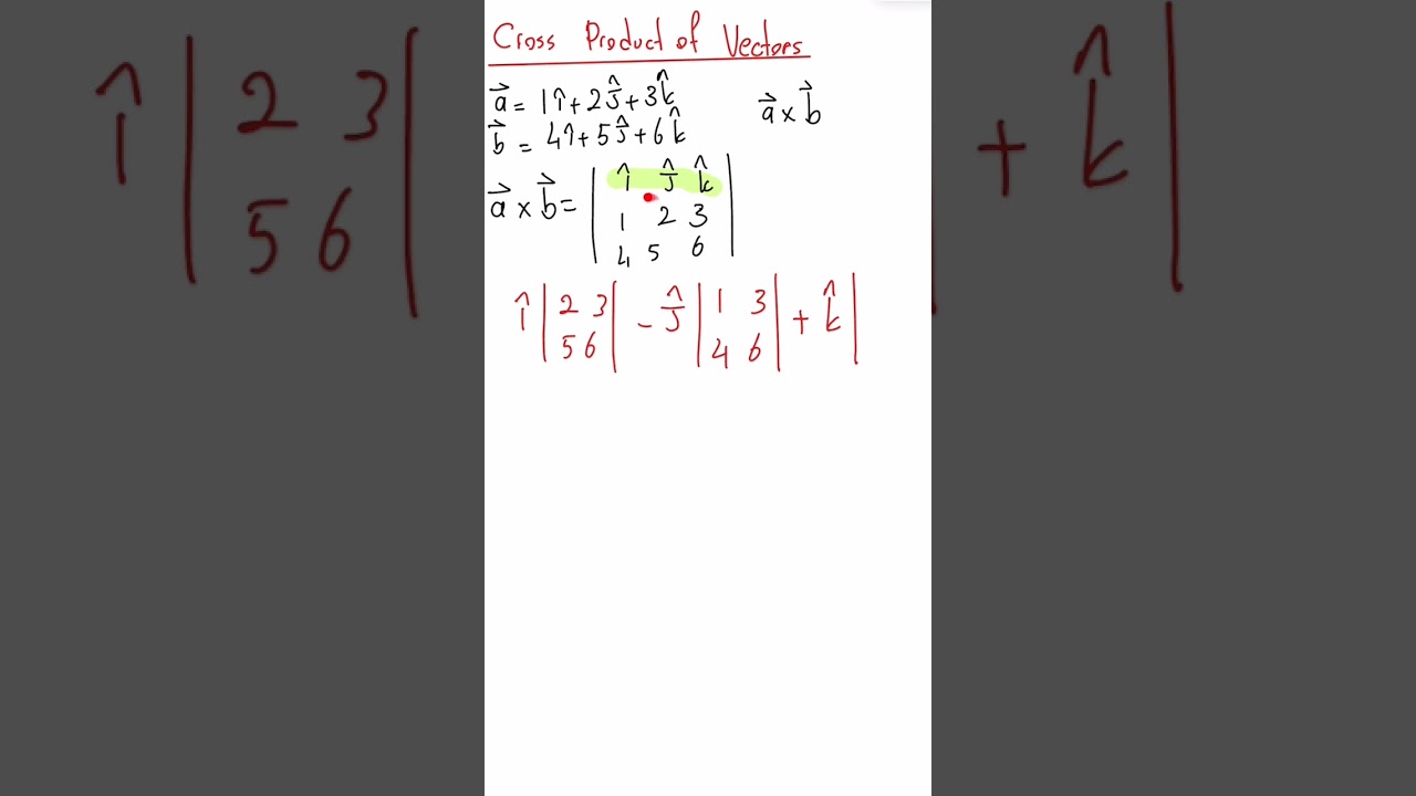 Перекрестное произведение двух векторов
