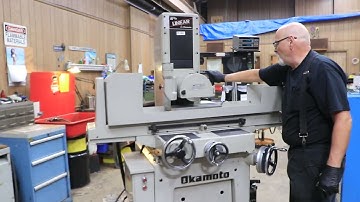 6" X 18" OKAMOTO "LINEAR 618" "HIGH-PRECISION"  HANDFEED SURFACE GRINDER
