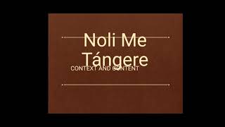 The Writing of Noli me Tangere