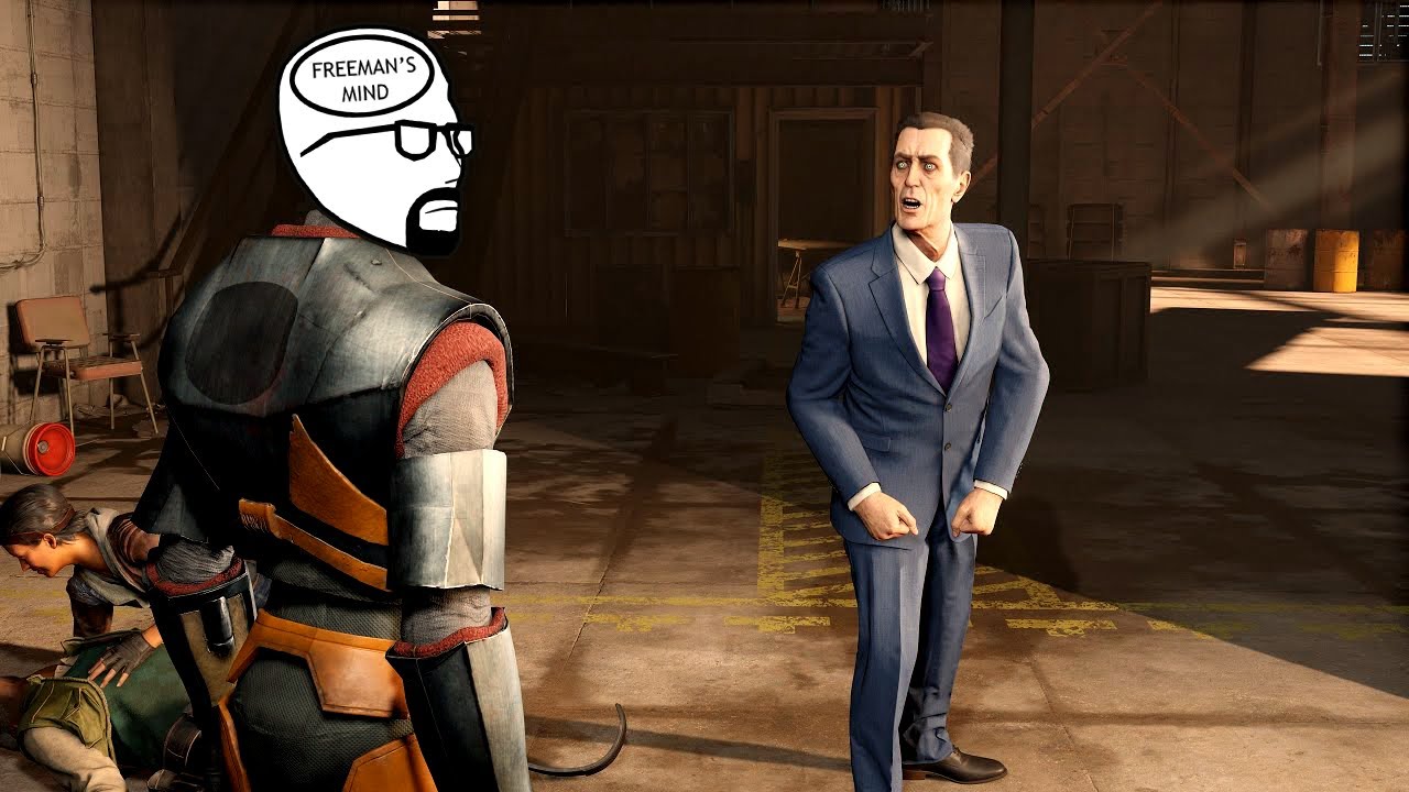 [SFM] G-Man Roasts Freemans Mind (Ross Scott)