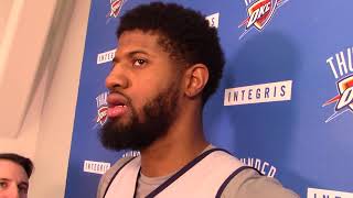 Paul George Media Availability 3-22-18