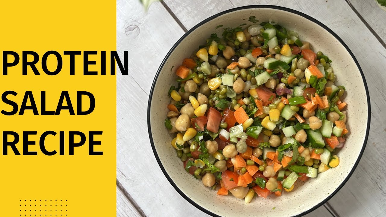 Protein Salad Recipe Protein Salad for Weight Loss YouTube