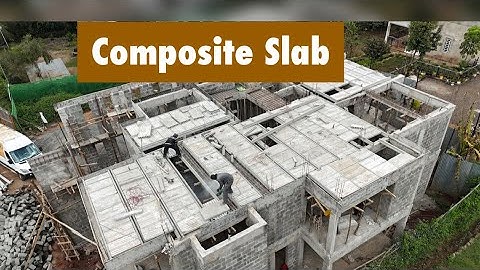 How to install  Composite slab system 