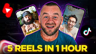 How to Script, Shoot & Edit 5 x Reels in 2 Hours