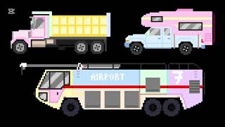 Pastel Vehicles - The Kids Picture Show