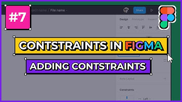 Constraints In FIGMA! - Figma Tutorial
