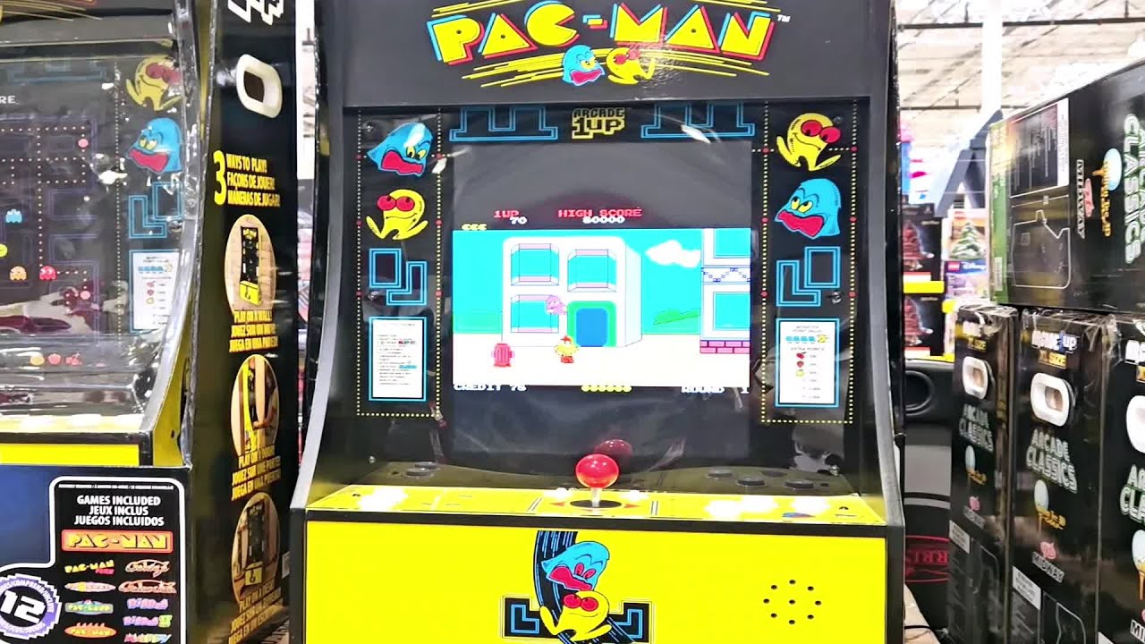 ARCADE1UP PAC-MAN PARTYCADE 12 GAMES Shop with us at Costco!!! - YouTube