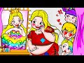 Paper Dolls Costume Rapunzel Fat Become Princess Vs Thin Amy Friend Rapunzel Family 놀이 종이 