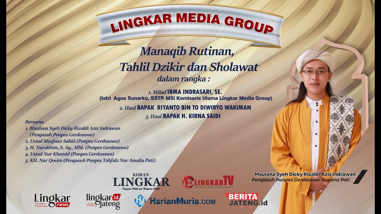 🔴LIVE - Manaqib Rutinan, Tahlil Dzikir & Sholawat Bersama  Maulana Syeh Dicky Rizaldi Aziz Indrawan