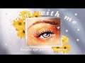 PAINT WITH ME!✨ Acrylic Aesthetic Eye Painting tutorial pt.2 🌻