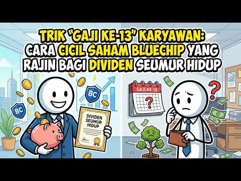 Trik 'Gaji ke-13' Karyawan: Cara Cicil Saham Bluechip yang Rajin Bagi Dividen Seumur Hidup