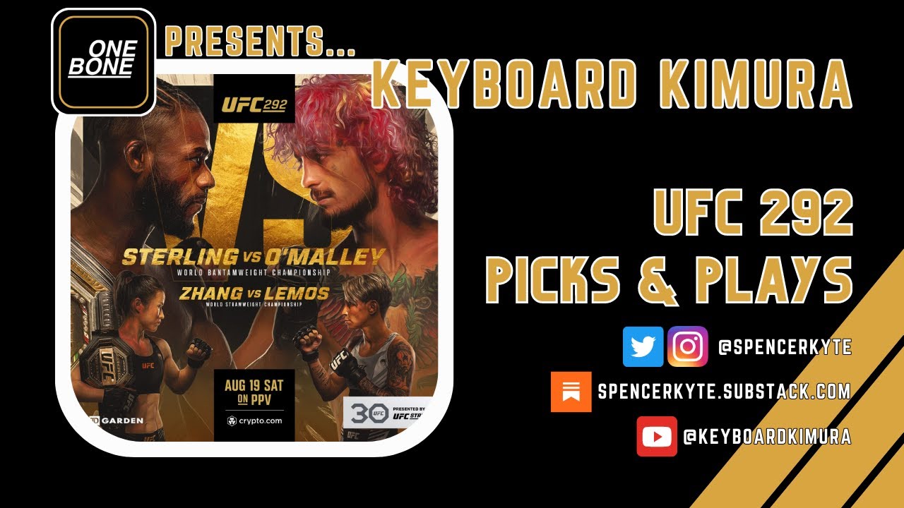 UFC 292 Picks & Plays