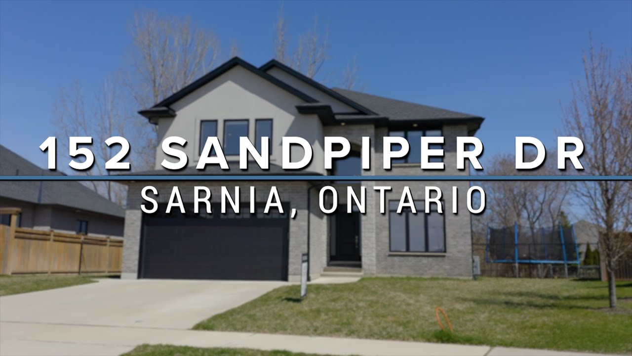 Sarnia Real Estate 152 Sandpiper Dr luxury home YouTube