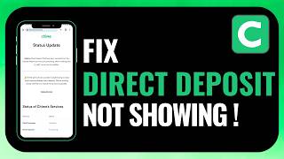 How to Fix Chime Direct Deposit Not Showing