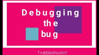 Debugging the bug