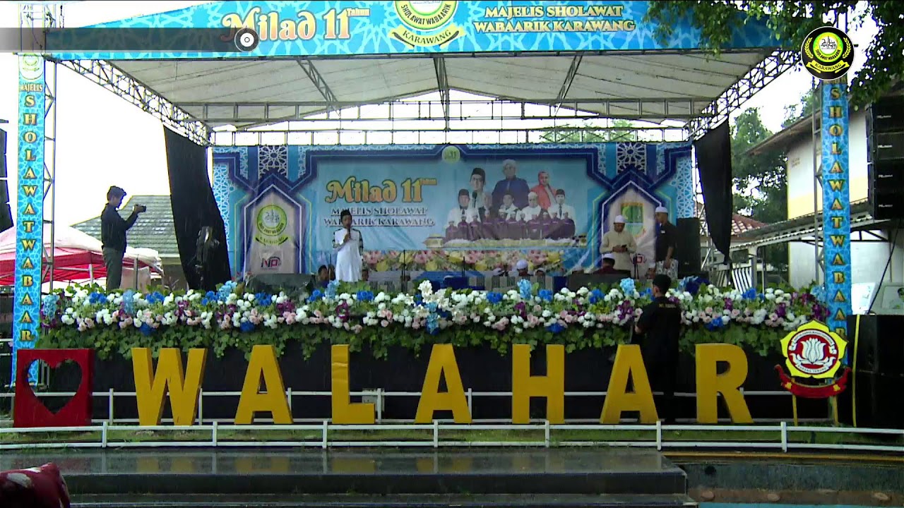 [ LIVE ] MILAD SHOLAWAT WABBARIK KARAWANG KE 11th | LIVE WALAHAR , 23 November 2025
