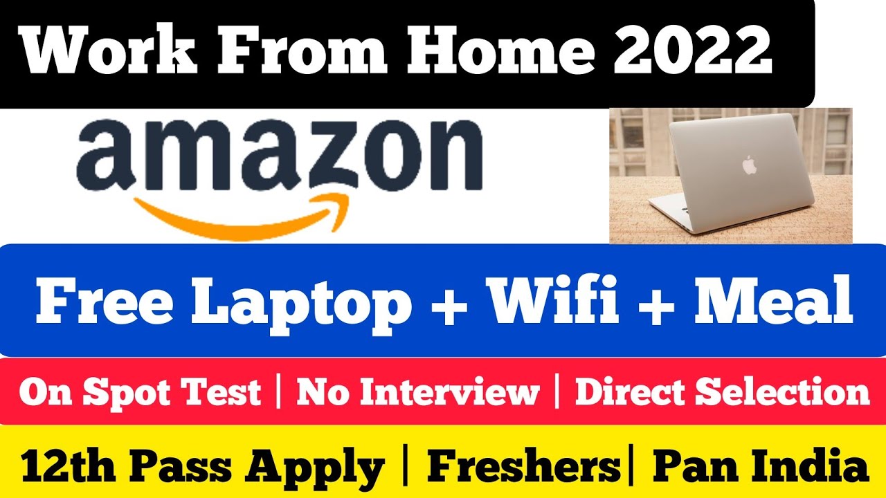 Amazon Hiring Job 2022 || Amazon Job || Work from Home || 