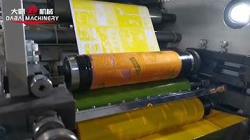 8 colors flexo printing machine with delam relam good price high quality chinese factory