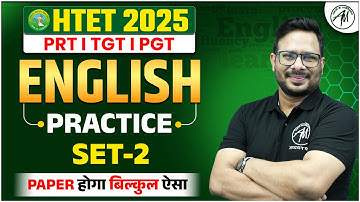 HTET 2025 | ENGLISH : Practice Set-2 Class for HTET PRT, TGT,PGT | HTET by TET Mantra