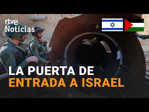 ISRAEL-GAZA: Descubren uno de los MAYORES TÚNELES de HAMÁS junto a la FRONTERA | RTVE Noticias