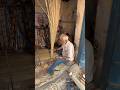 A 60-year-old man made a house cleaning broom with the art of his hand🧹🧹#talent