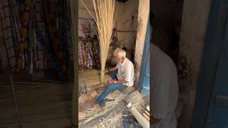 A 60-year-old man made a house cleaning broom with the art of his hand🧹🧹#talent