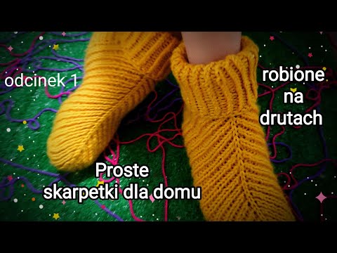 Jak zrobić skarpety na drutach | Tutorial krok po kroku | Część 1 |Knitting socks
