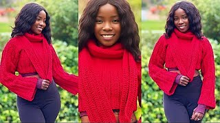 How To Crochet A chunky Cropped Sweater With A Scarf | Simple and Easy Step by Step Tutorial