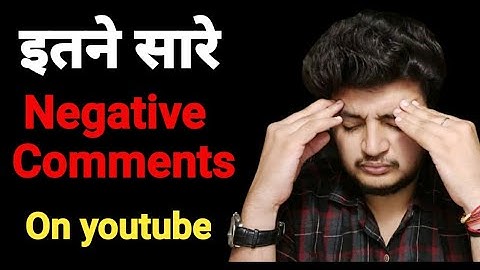 How to handle negative comments on youtube channel l How to handle haters l Shubham Ruhela