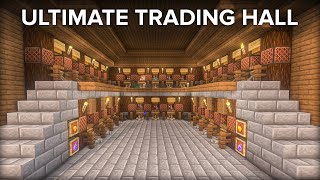 Minecraft Villager Trading Hall  26 Villagers  All Trades 1 Emerald