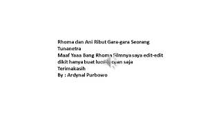 Rhoma Dan Ani Ribut Gara Gara Seorang Tunanetra