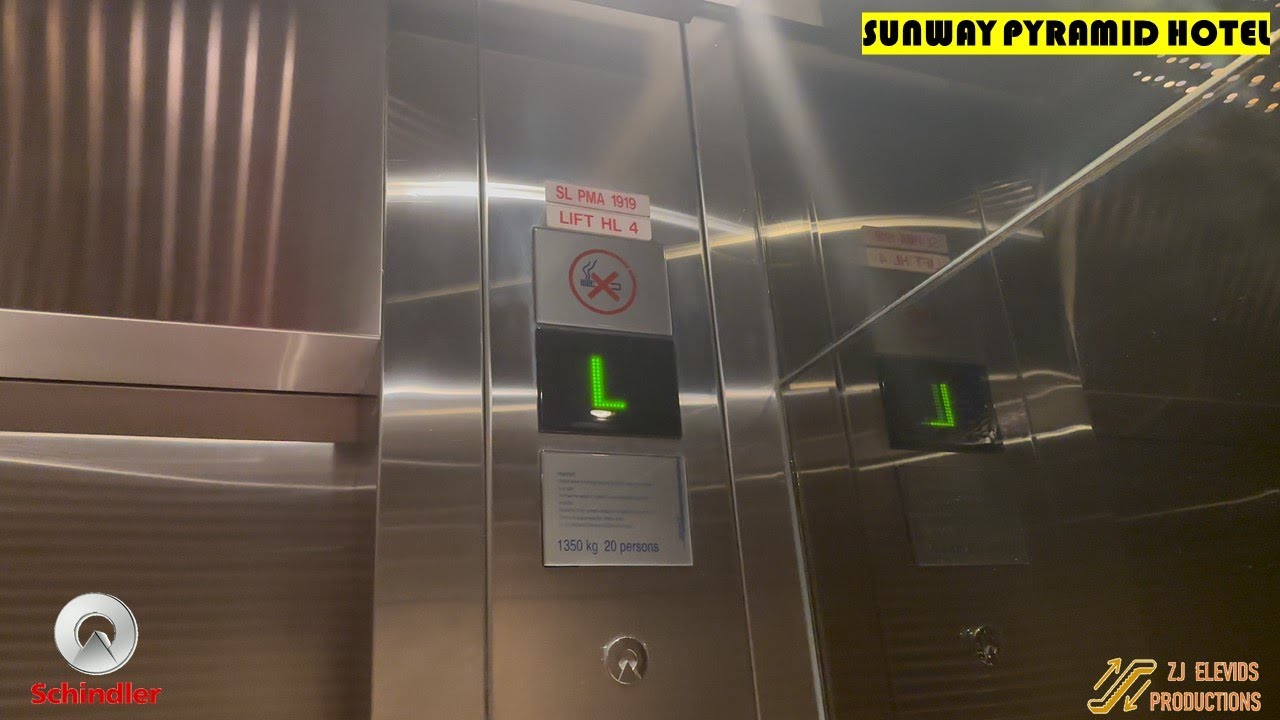 Locked off Schindler Elevator at Sunway Pyramid Hotel, Subang Jaya, Selangor, Malaysia.